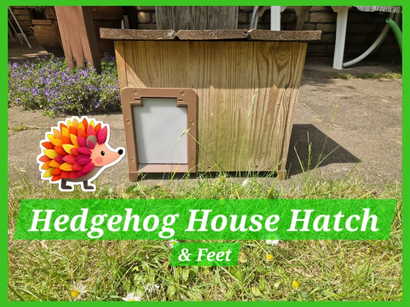 Cửa và Chân đế cho Nhà Nhím (Hedgehog House Hatch + Feet) - Image 1