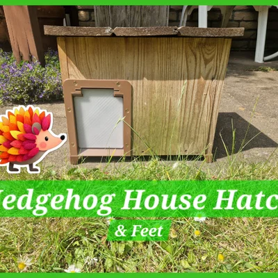 Cửa và Chân đế cho Nhà Nhím (Hedgehog House Hatch + Feet)