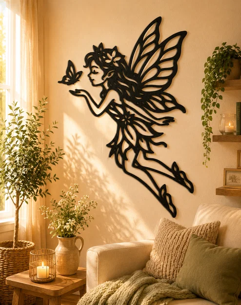 Mẫu Decor Tranh Treo Tường Tiên Nữ Kỳ Ảo - Image 1