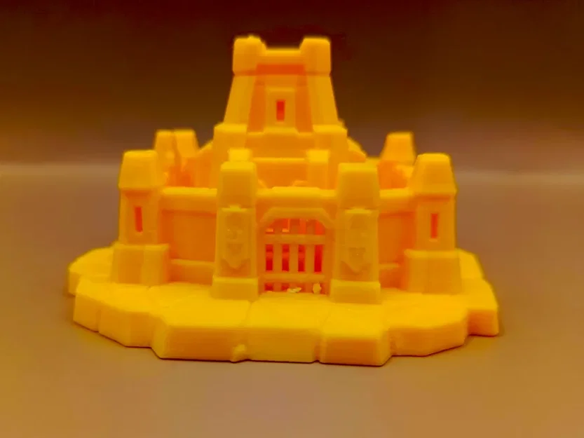 Mô hình Nhà Tù Dung Nham Giả Tưởng (Miniature Fantasy Lava Prison) - Image 1