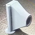 Nắp chụp đầu thanh trên / Đầu nối trụ cho banner cuốn - Thumbnail 6
