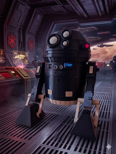 Mô hình Astromech Droid tỉ lệ 1:1 (Có thể gắn động cơ, hỗ trợ Arduino) - Image 1