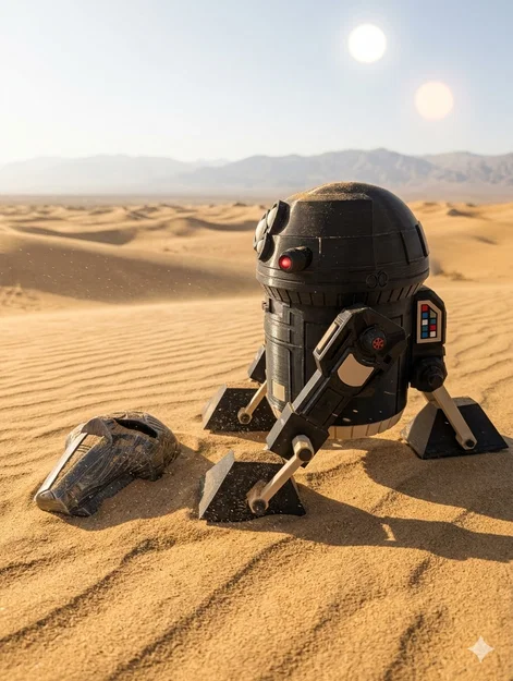 Mô hình Astromech Droid tỉ lệ 1:1 (Có thể gắn động cơ, hỗ trợ Arduino) - Image 2