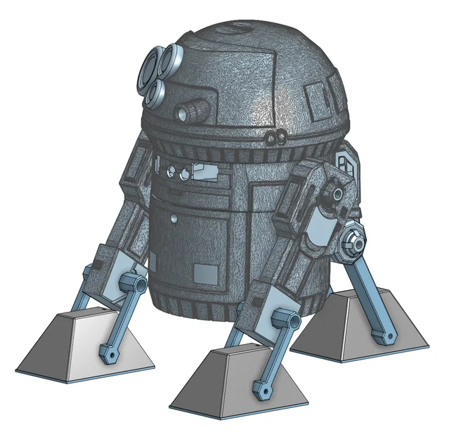 Mô hình Astromech Droid tỉ lệ 1:1 (Có thể gắn động cơ, hỗ trợ Arduino) - Image 6