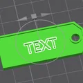 Mẫu thẻ tên (Blank name tag) 3D đơn giản, dễ in và tùy biến - Thumbnail 2