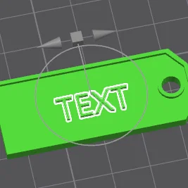 Mẫu thẻ tên (Blank name tag) 3D đơn giản, dễ in và tùy biến