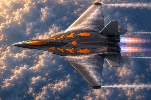 Mô hình máy bay chiến đấu Breacher Fighter Jet - Image 1