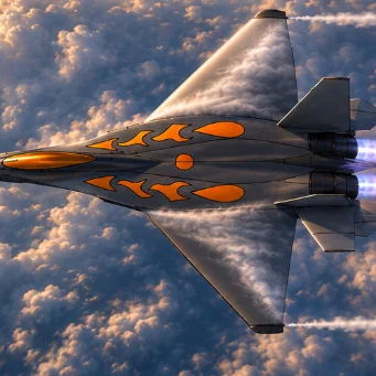 Mô hình máy bay chiến đấu Breacher Fighter Jet