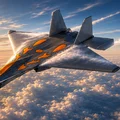 Mô hình máy bay chiến đấu Breacher Fighter Jet - Thumbnail 2