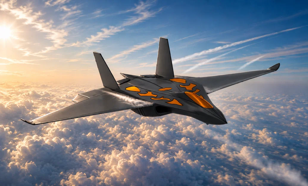 Mô hình máy bay chiến đấu Breacher Fighter Jet - Image 3