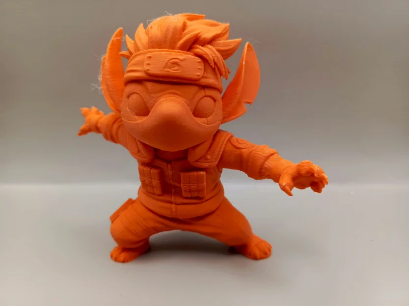 Mô hình Stitch hóa thân thành Kakashi Hatake (Crossover Figurine) - Image 1
