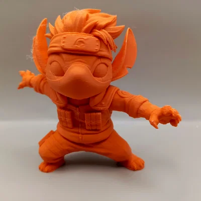 Mô hình Stitch hóa thân thành Kakashi Hatake (Crossover Figurine)