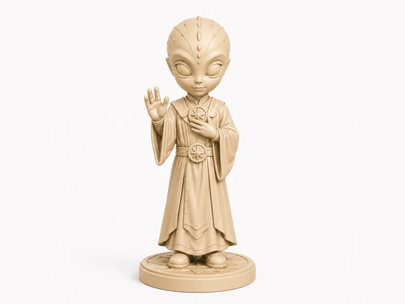 Arcturian Guardian Chibi-style - Tượng trưng bày tâm linh - Image 2