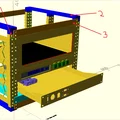 Hệ thống rack tùy biến chiều rộng (OpenSCAD) - Thumbnail 3