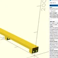 Hệ thống rack tùy biến chiều rộng (OpenSCAD) - Thumbnail 13
