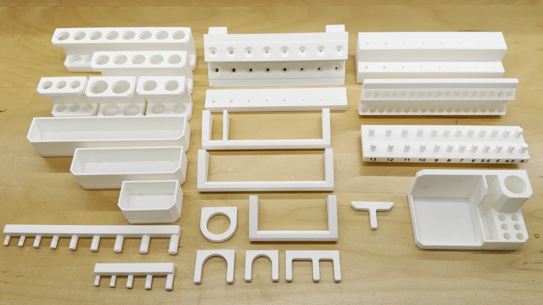 Tường lưu trữ hình lục giác (Hexagon storage wall) - Image 3