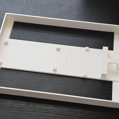 Khung DIY cho Seeed Studio TRMNL 7.5" (OG) sử dụng khung IKEA RÖDALM