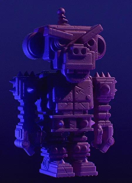 Mô hình robot chiến binh MUNK-E đầy cá tính cho người đam mê 3D printing - Image 1