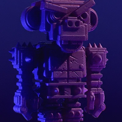 Mô hình robot chiến binh MUNK-E đầy cá tính cho người đam mê 3D printing