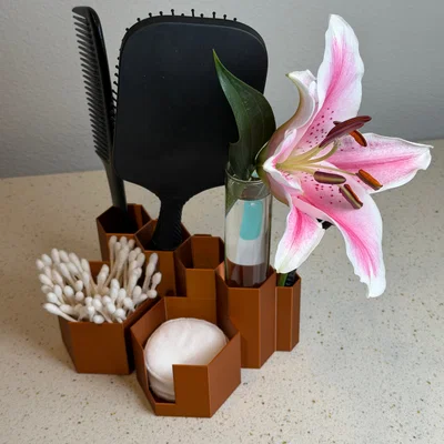 Khay Đựng Đồ Cá Nhân Hình Lục Giác Đa Năng In 3D