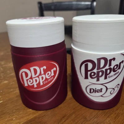 Mini Coleman Chiller Koozie - Chủ đề Dr Pepper và Diet Dr Pepper