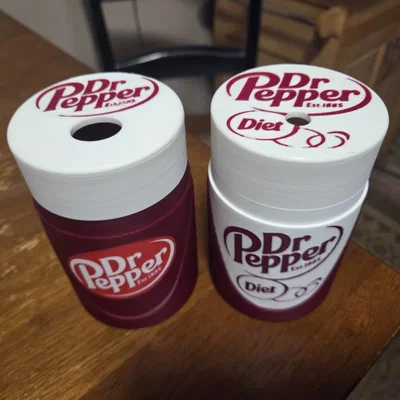 Mini Coleman Chiller Koozie - Chủ đề Dr Pepper và Diet Dr Pepper