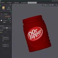 Mini Coleman Chiller Koozie - Chủ đề Dr Pepper và Diet Dr Pepper - Thumbnail 3