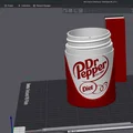 Mini Coleman Chiller Koozie - Chủ đề Dr Pepper và Diet Dr Pepper - Thumbnail 5