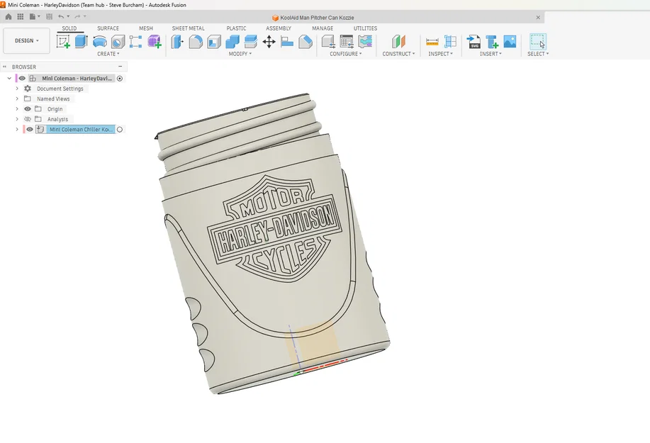 Mini Coleman Chiller Koozie - Chủ đề Harley Davidson - Image 4