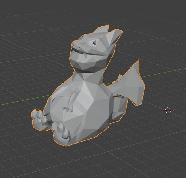 Mô hình Charizard Low Poly độc đáo cho tín đồ in 3D - Image 1