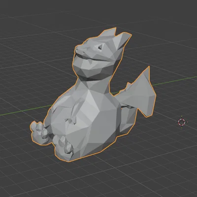 Mô hình Charizard Low Poly độc đáo cho tín đồ in 3D