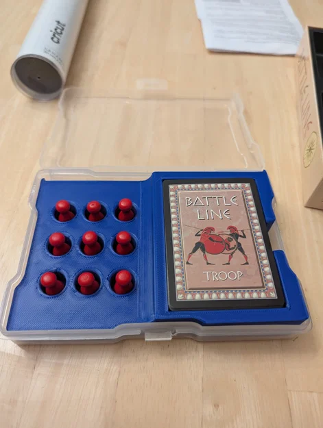 Khay 3D chứa thẻ bài và linh kiện cho board game Battle Line - Image 2