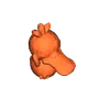Mô hình Psyduck Low Poly in 3D độc đáo cho fan Pokémon - Image 1