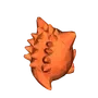 Mô hình 3D Gengar phong cách Low Poly độc đáo cho người hâm mộ