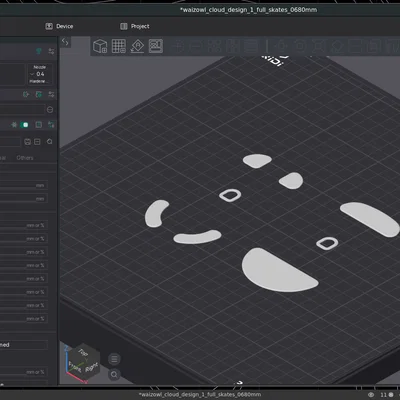 Feet chuột Waizowl Cloud (Printable Mouse Skates)