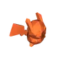 Mô hình Pikachu Low Poly ấn tượng dành cho in 3D - Image 1