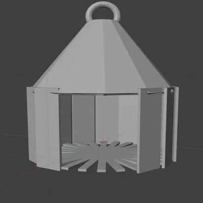 Mô hình nhà cho chim kiểu nghỉ dưỡng - Thiết kế 3D dễ in