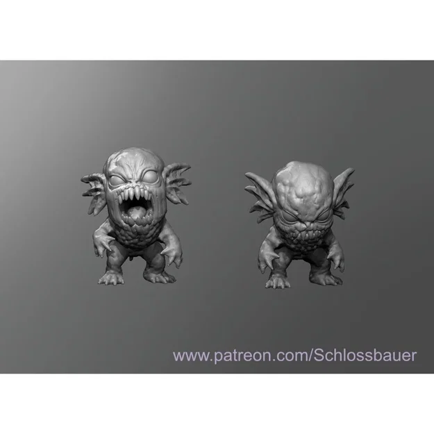 Mô hình 3D Small Deep One cho game D&D và tabletop - Image 1