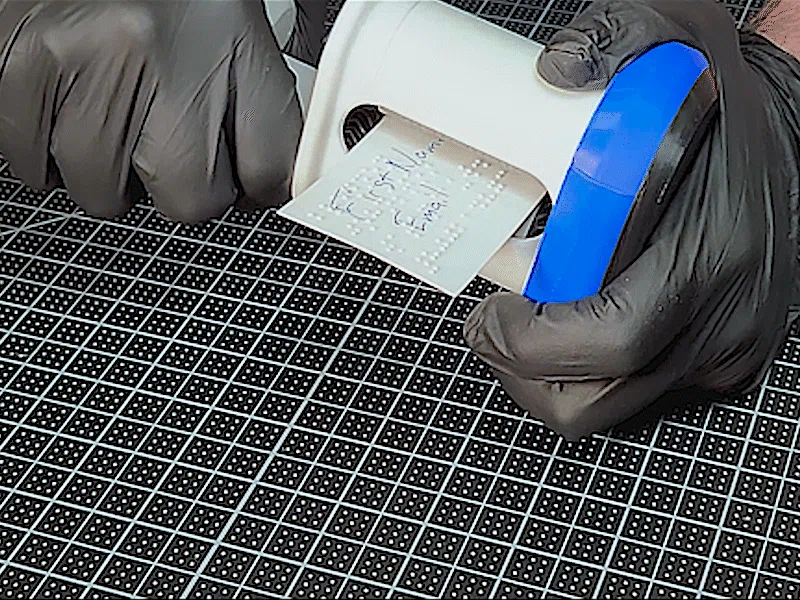 Máy dập chữ nổi Braille tùy chỉnh - Vận hành bằng tay - Image 1