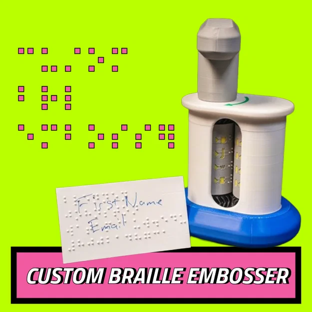 Máy dập chữ nổi Braille tùy chỉnh - Vận hành bằng tay - Image 2