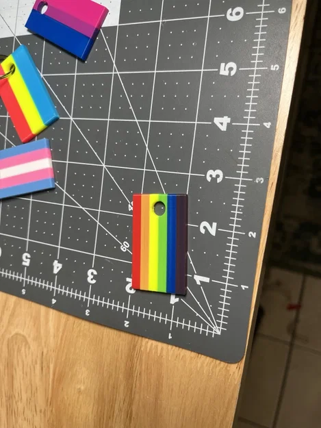Móc khóa Cờ Tự hào (Pride Flag Keychain) - Image 1