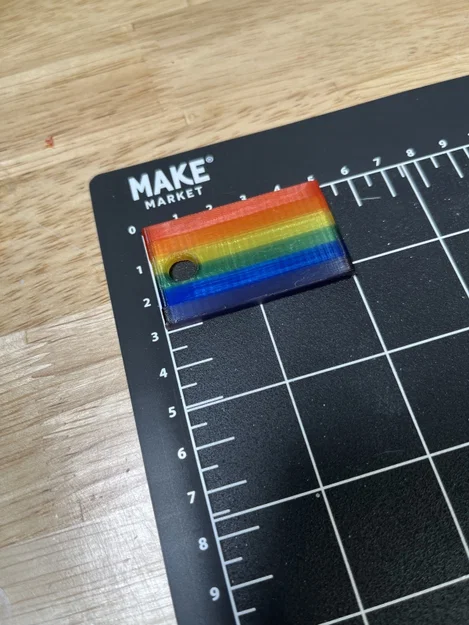 Móc khóa Cờ Tự hào (Pride Flag Keychain) - Image 2