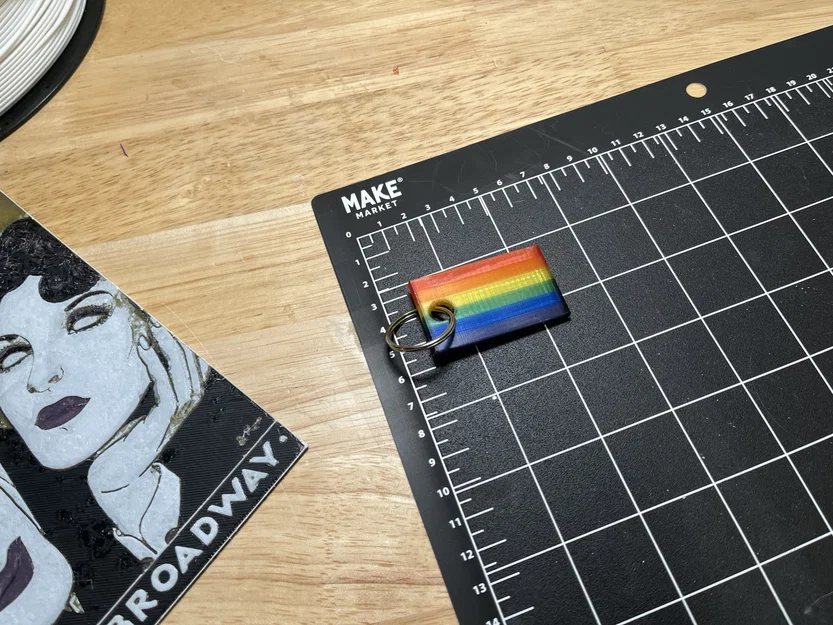 Móc khóa Cờ Tự hào (Pride Flag Keychain) - Image 4