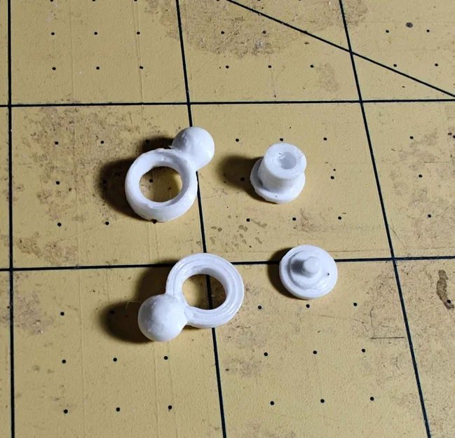 Khớp nối Ball-Hinge-Ball 6mm - Image 1