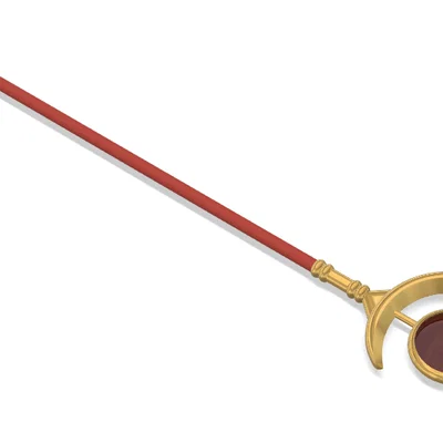 Mô hình 3D Gậy Phép Frieren - Phụ Kiện Cosplay Anime Tuyệt Đẹp