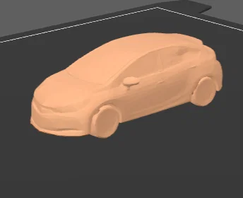 Mô hình xe 3D Chevrolet Cruze G2 thiết kế chi tiết đẹp mắt - Image 1