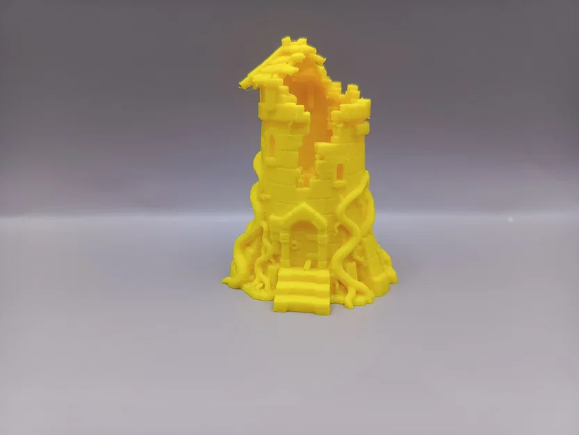 Mô hình tòa tháp đổ nát (Ruined Tower Miniature) - Image 1