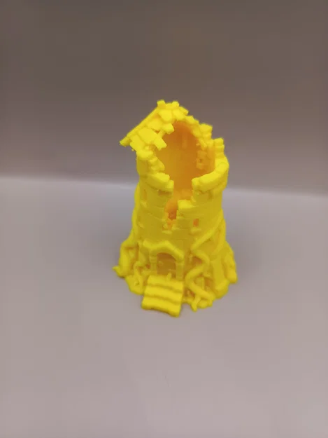 Mô hình tòa tháp đổ nát (Ruined Tower Miniature) - Image 2