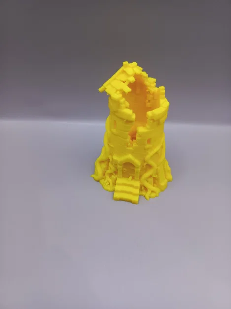 Mô hình tòa tháp đổ nát (Ruined Tower Miniature) - Image 3