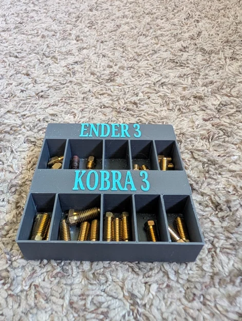 Khay đựng đầu in 3D (Nozzle Holder) cho Ender 3 và Kobra 3 - Image 2